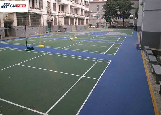 CN-S02 61 Slid Friction Silicon PU Tennis Court Flooring