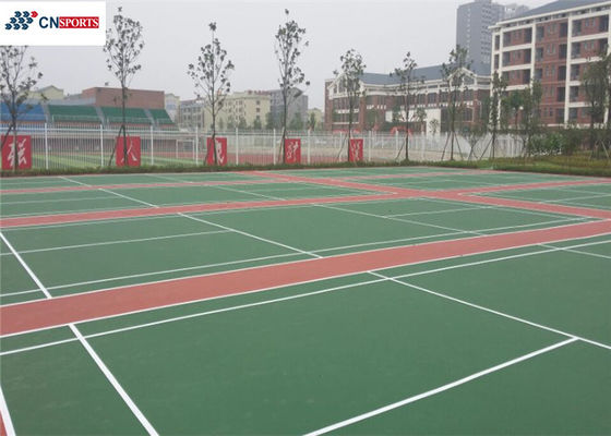 CN-S02 61 Slid Friction Silicon PU Tennis Court Flooring