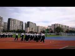 Yüksek Kayma Direnci Atletik Koşu Pisti Pürüzsüz Yüzey